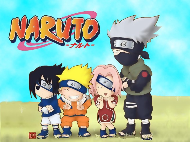 Naruto, sasuke, sakura,and kakashi